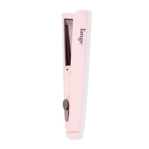L'ANGE HAIR Titanium 2-in-1 Flat Iron & Curler | Best for All Hair Types | Dual Voltage Travel Iron (Black)