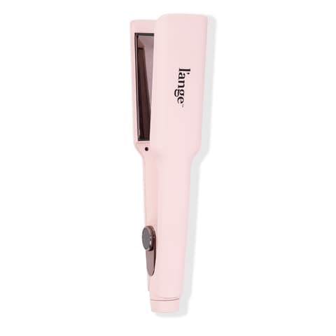 L'ANGE HAIR Titanium 2-in-1 Flat Iron & Curler | Best for All Hair Types | Dual Voltage Travel Iron (Black)