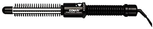 CONAIR Instant Heat Curling Iron Brush, 1.125-Inch Barrel - Short to Medium Hair
