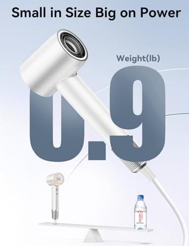 110,000 RPM Ionic Hair Dryer with 200M Negative Ions, Fast & Quiet Thermo-Control Dryer