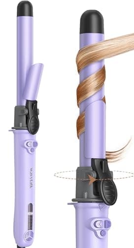Wavytalk 1 Inch Automatic Curling Iron, 430℉ Pale Pink