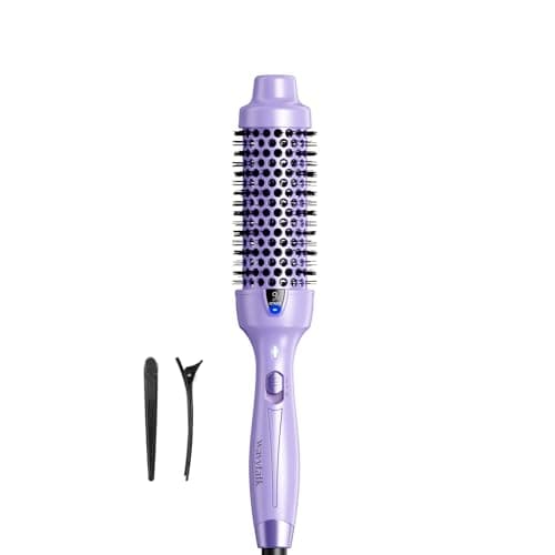 Wavytalk Blowout Express 1.5 Inch Thermal Brush, Smoother & Shiner Hair (Pink)