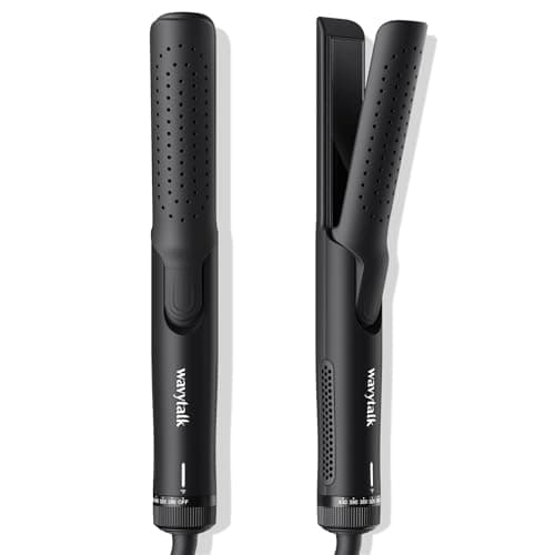 Wavytalk Airflow Styler 360° Cool Air Curling Iron, Anti-Scald, 1 Inch, Reduces Damage, Purple