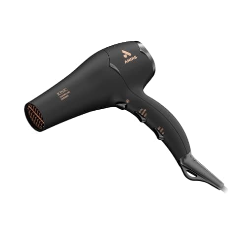 Andis 1875-Watt Tourmaline Ceramic Ionic Hair Dryer, Fast & Quiet, Black