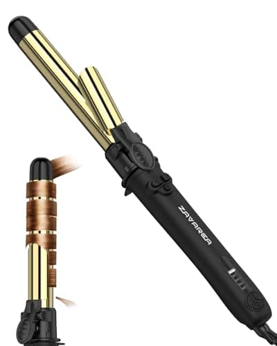 Rapid Heating Dual Voltage Curling Iron for All Hair Types