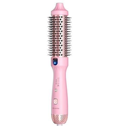 Zavarea CarePro 1.5 Inch Thermal Brush, Negative Ion & Cool-Air Tech, Shiny & Smooth Hair