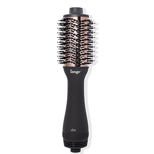 L'ANGE HAIR Le Volume 2-in-1 Titanium Blow Dryer Brush | Smooth, Frizz-Free Hair (Blush - 60mm)