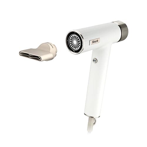 SpeedStyle Shark Hair Dryer | No Heat Damage Styling | 3 Tools Included | Portable & Powerful | Best for Straight & Wavy