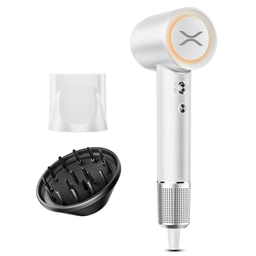 110,000 RPM Ionic Hair Dryer with 200M Negative Ions, Fast & Quiet Thermo-Control Dryer