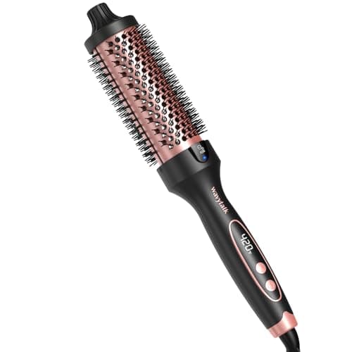 Thermal Brush for Wavy Hair in Rose Pink