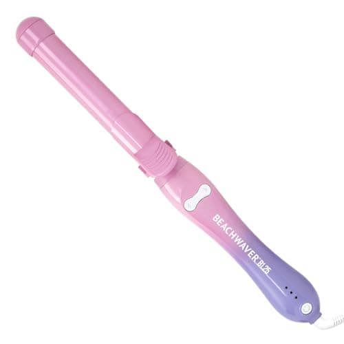 Beachwaver Co. Pink Sunset Curling Iron - Auto-Shut Off, Dual Voltage | 1.25" Ceramic