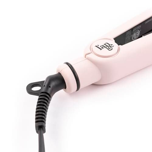 L'ANGE HAIR Ceramic Flat Iron | 1" Tourmaline-Infused Straightener | Adjustable Temp & Dual Voltage