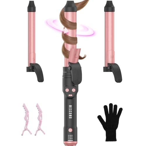 1 Inch Automatic Curling Iron - Fast & Effortless Beach Waves for All Hair Types