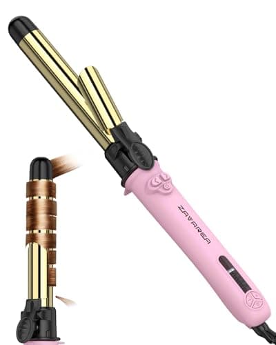 Rapid Heating Dual Voltage Curling Iron for All Hair Types