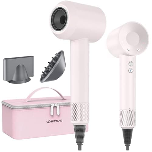 Warmmama High-Speed Brushless Motor 110K RPM Negative Ionic Hair Dryer