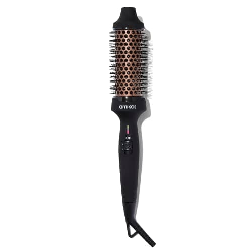 Amika Blowout Babe Thermal Styling Brush, Black