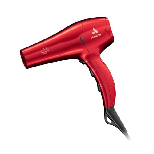Andis 1875-Watt Tourmaline Ceramic Ionic Hair Dryer, Fast & Quiet, Black