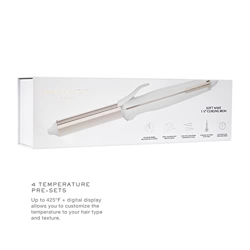 Kristin Ess 1.1" Titanium Curling Iron for Beach Waves & Curls