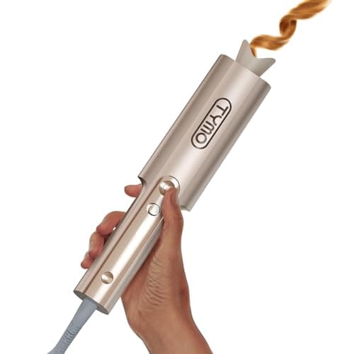 TYMO CurlPro Plus Automatic Curling Iron - 1 Inch Long Barrel, Ionic, Dual Voltage