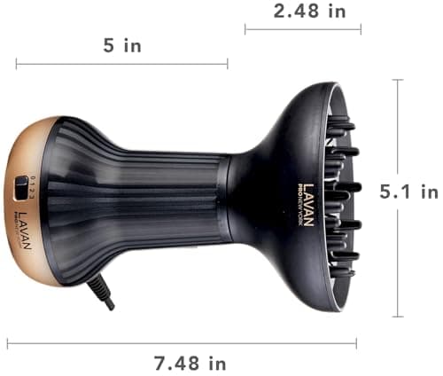 Ionic Heat & Speed Curly Hair Dryer - Frizz-Free, Defined Curls