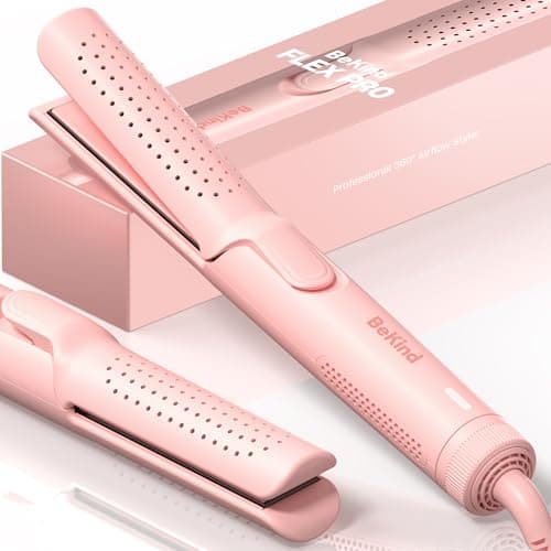 BeKind Flex 360° Airflex Hair Straightener & Curler, Peach