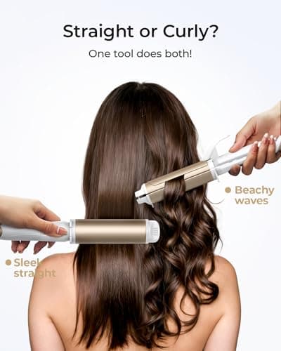 Dual-Voltage 110V-240V 1.5" Ceramic Curling Iron for Women - Europe Travel
