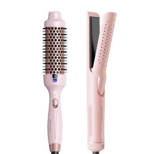WavyTalk Blowout Express Thermal Brush with Cool Curl Airflow Pink