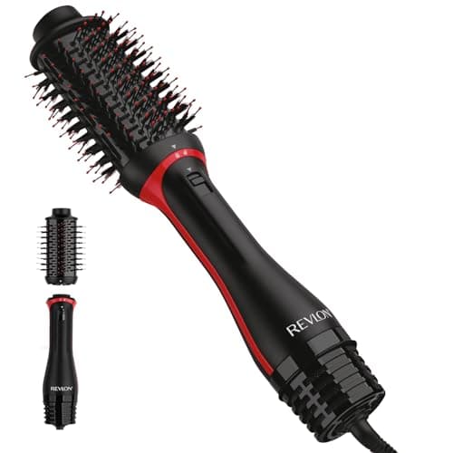REVLON One-Step Volumizer Plus Hair Dryer, Salon Style, Black