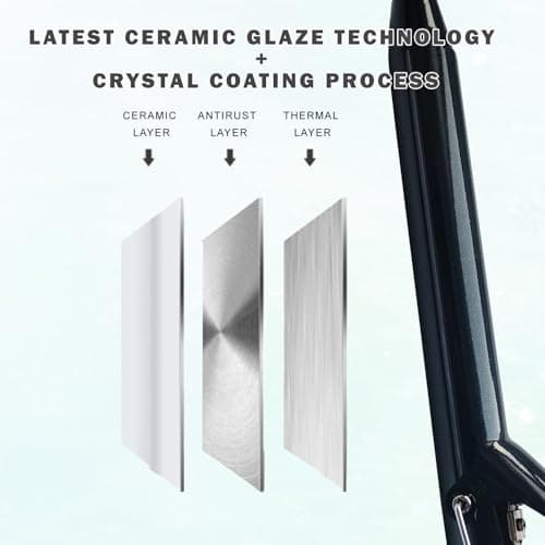 ABP 1 Inch Ceramic Coating Curling Iron with LED Heat Up to 450°F