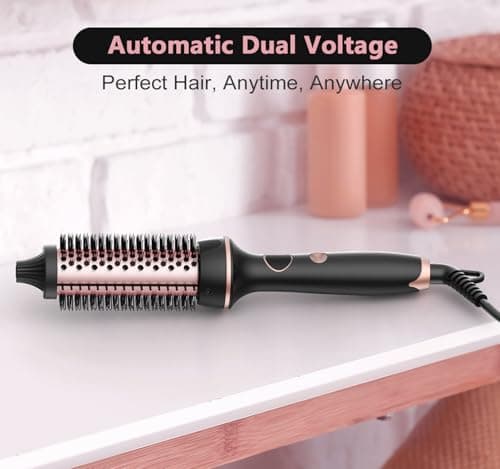 Ionic Ceramic Thermal Round Brush 1.25 Inch, 12 Heat Settings