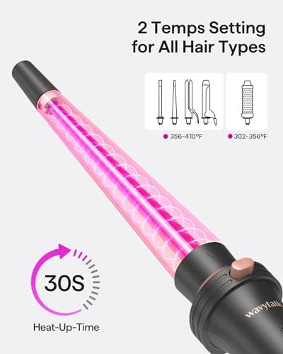 Wavytalk 5-in-1 Curling Iron Set for Women
