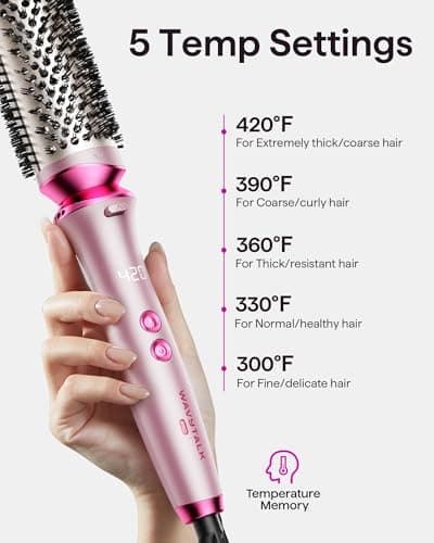 Pro Negative Ion Thermal Brush for One-Step Shiny Blowouts