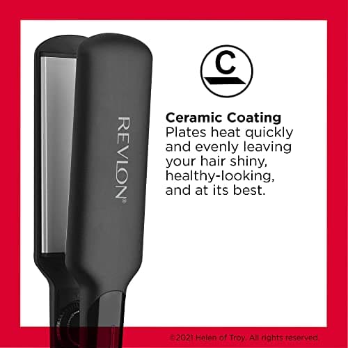 REVLON Ceramic Flat Iron | Fast Results for Smooth Styles