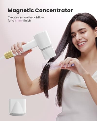 Mera Ionic 1500W Brushless Motor Blow Dryer with Magnetic Nozzle and Thermo-Control