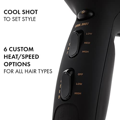 HOT TOOLS Pro Artist 2100 Ionic Turbo Hair Dryer - Fast Dry, Lightweight