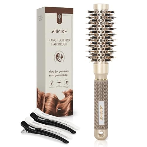 AIMIKE Nano Thermal Ceramic Round Brush for Blow Out & Styling - 2.9 inch Barrel