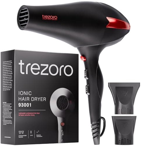 Professional Ionic 2200W Blow Dryer - Lightweight for Salon & Travel - Normal & Curly Hair