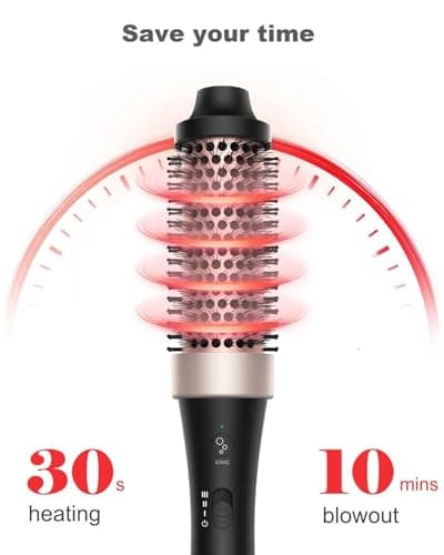 Ionic Thermal Brush 1.5 Inch Hot Styling Tool for Quick Blowouts and Curls
