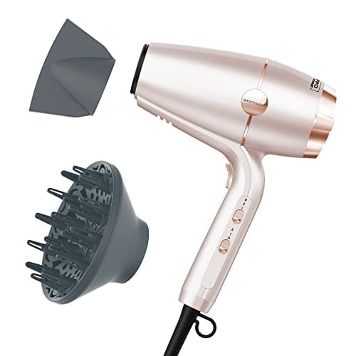 INFINITIPRO BY CONAIR SmoothWrap Hair Dryer | Minimize Frizz, Maximize Volume & Body | Plasma & Ceramic Tech | Mint