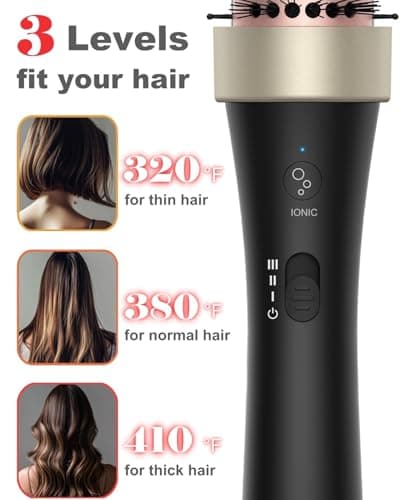 Ionic Thermal Brush 1.5 Inch Hot Styling Tool for Quick Blowouts and Curls