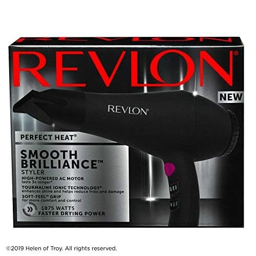 REVLON 1875W Smooth Brilliance AC Motor Hair Dryer for Shine & Smoothness