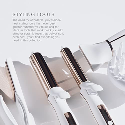 Kristin Ess 1.1" Titanium Curling Iron for Beach Waves & Curls