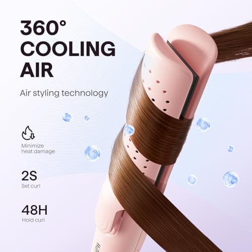 WavyTalk Blowout Express Thermal Brush with Cool Curl Airflow Pink