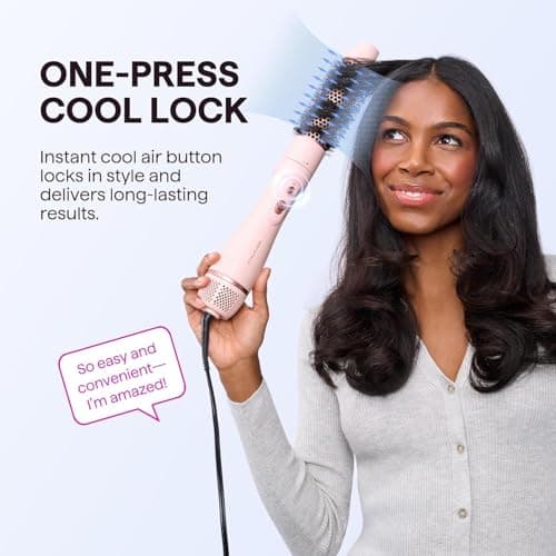 WavyTalk 2-in-1 Hot Air Brush Set for All Hair Types