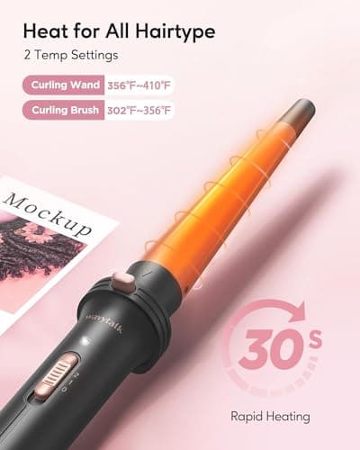 Wavytalk Ionic Hair Straightener & Curling Iron 5-in-1 Brush