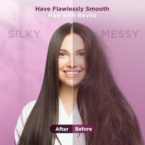 Black Global Voltage Hair Straightening Brush 30s Fast Heat Anti-Frizz Anti-Scald 16 Temp Modes