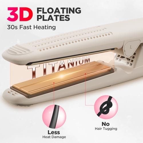 MiroPure Ionic 13-Temp Curling & Straightening Iron, Dual Voltage
