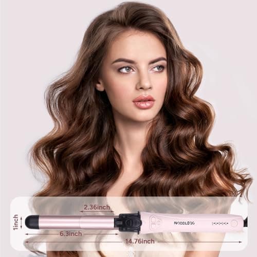 Global Voltage Automatic 360° Rotating Curling Iron with Clamp