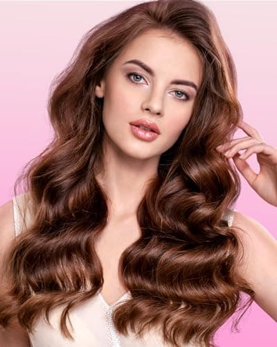 Fast Heating 1 Curling Iron with Cooling Air - Hair Straightener/Curler Combo (Pink)