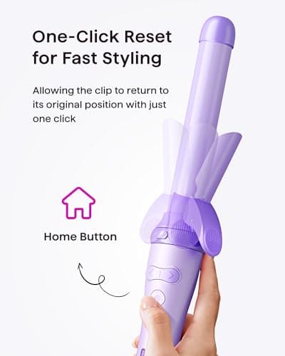 Wavytalk Curlmaker Pro Rotating Iron for Tight, Spiral Curls & Beach Waves, 3-Sized Ceramic Barrel, Effortless Long-Last